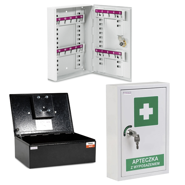 Kasetki i apteczki metalowe