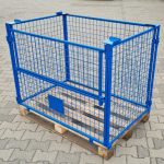 Nadstawki paletowe metalowe siatkowe