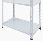 Regał magazynowy z półką metalową SMJC – udźwig 150 kg/półkę