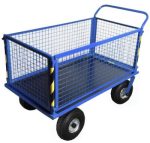 Wózki osiatkowane STACH na kołach pompowanych