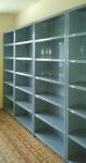 Regał archiwizacyjny z bokami i plecami metalowymi