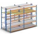 Regał magazynowy systemowy CMXZ – udźwig 220-785 kg/półkę