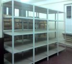 Regał magazynowy z płytą SMJZ.L – udźwig 100 kg/półkę