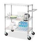 Wózki chromowane półkowe SZUP – udźwig 100 lub 300 kg