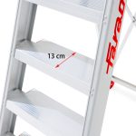 Profesjonalne drabiny rozstawne DOMUS – stopnie 13 cm
