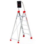 Profesjonalne drabiny rozstawne Lady – stopnie 8 cm