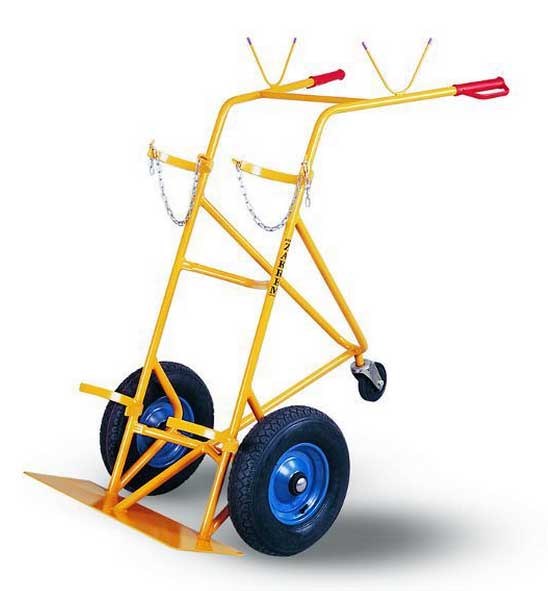 wózek spawalniczy do dwóch duży