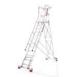 Podest magazynowy aluminiowy jezdny SMT