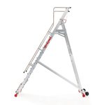 Podest magazynowy aluminiowy jezdny SMT