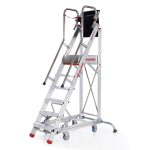 Podest magazynowy aluminiowy jezdny SMLT