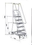 Drabina jezdna stalowa MML
