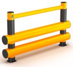 Bariery ochronne ciągów pieszych z osłoną przeciw uderzeniową