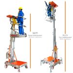 Podnośnik ręcznie prowadzony ELEVAH 61 – wysokość robocza do 6,1 m