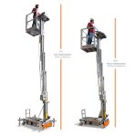 Podnośnik ręcznie prowadzony ELEVAH 70 – wysokość robocza do 7,25 m