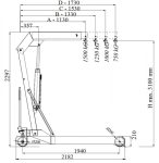 Żurawik hydrauliczny ZHM – udźwig 1500 / 2000 kg